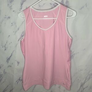 Nike Women's Pink Fit Dry Sleeveless Top Sz L